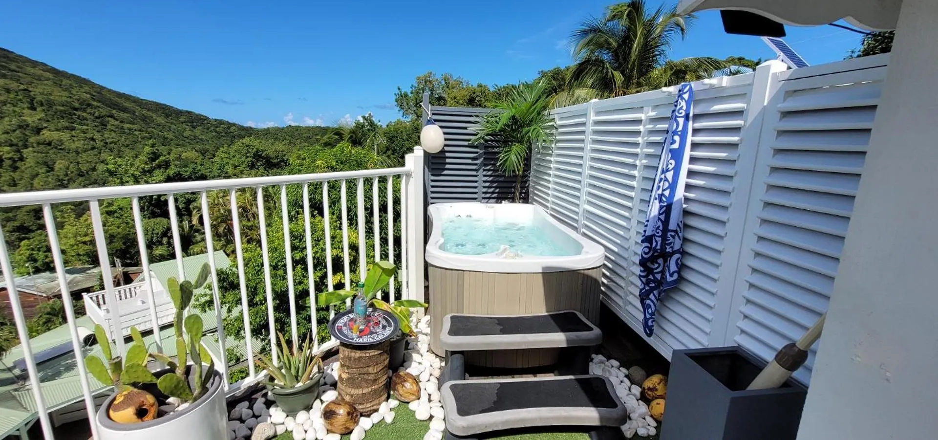 Apartman Appartement Duplex Vue Mer Jacuzzi Privé Deshaies Guadeloupe